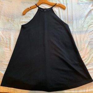 Forever21 black cami shift dress